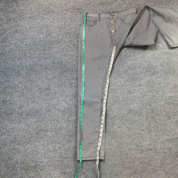 Joie Pants Womens 28 Multi Stripe Aerindis Straight Button Fly Pockets Cropped - Picture 5 of 11